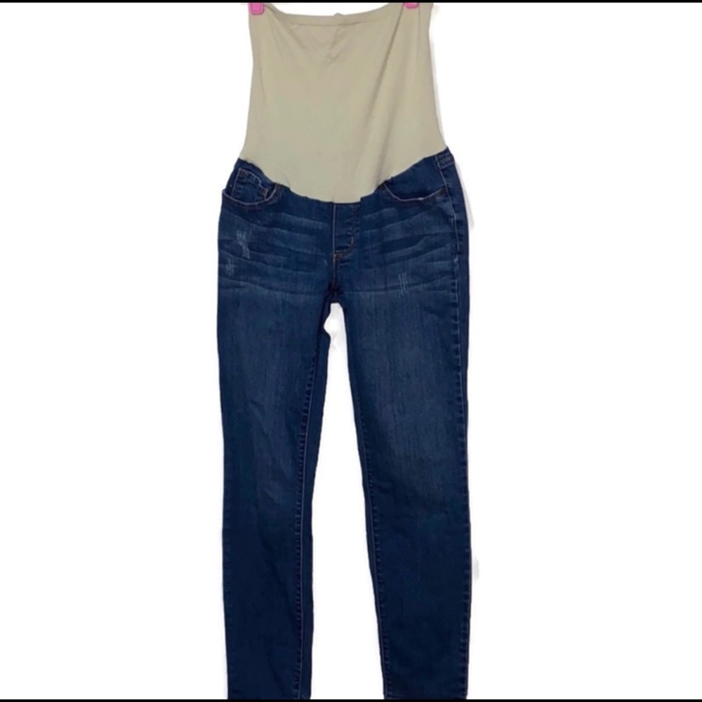 Flutter & Kick Maternity Skinny Ankle Jeans Size 6